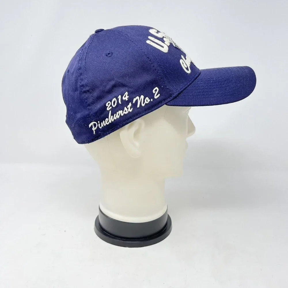 2014 US Open Pinehurst Championship No. 2- New Era Fitted Hat Size S/M Blue USGA